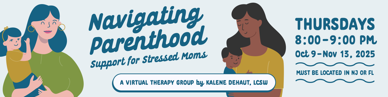 Navigating Parenthood Virtual Therapy Group